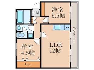 川本ビルの物件間取画像